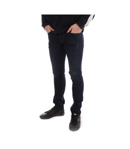 Jeans Slim Bleu Enduit Homme Paname Brothers Jimmy - 28