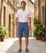 Bermuda WINCHESTER ISLAND2 uni en coton : le short chic et confortable pour vos journées ensoleillées-5