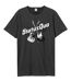 Unisex adult timeless badge status quo t-shirt charcoal Amplified-1