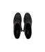 Womens/ladies evelyn leather boots black Toms