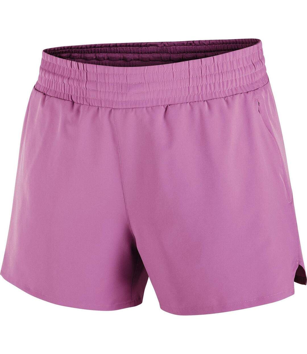 Womens/ladies Shakeout Core Running Shorts Purple Salomon-2