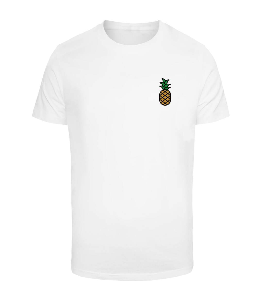 T-shirt Enjoy Pineapple Homme Blanc Mister Tee-2