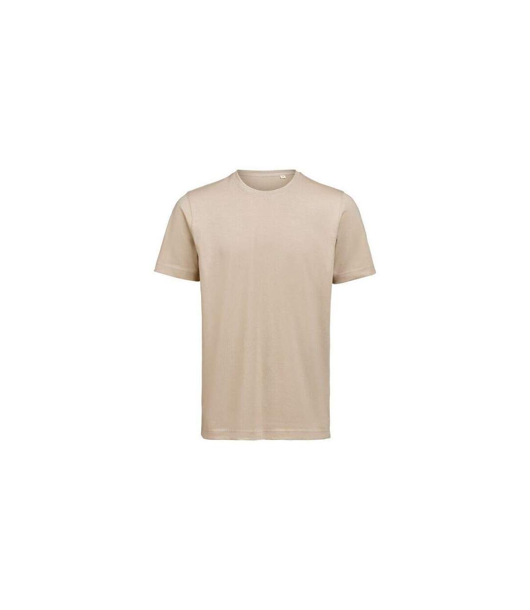 Unisex Adult Plain Regular T-shirt Latte Untagged Movement-4