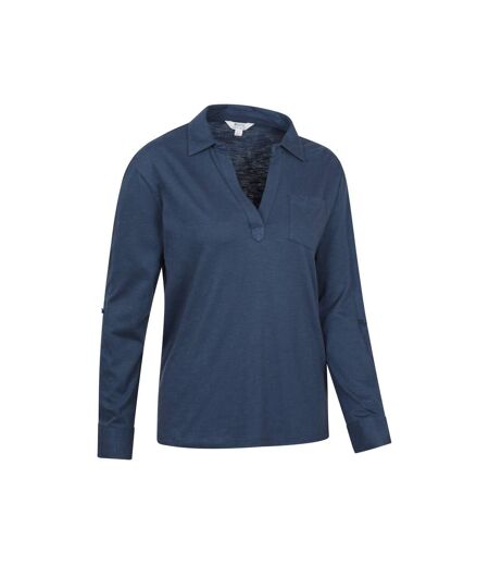 Polo Brae Femme Bleu Marine Mountain Warehouse