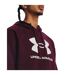 Sweat À Capuche Entraînement Style Gros Logo Rival Homme Pourpre Under Armour-4