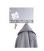 Porte-manteaux magnétique Miroir - 30 x 19 cm - Blanc