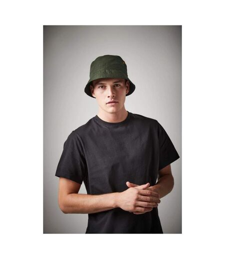 Beechfield Unisex Adult Recycled Polyester Bucket Hat (Olive Green)