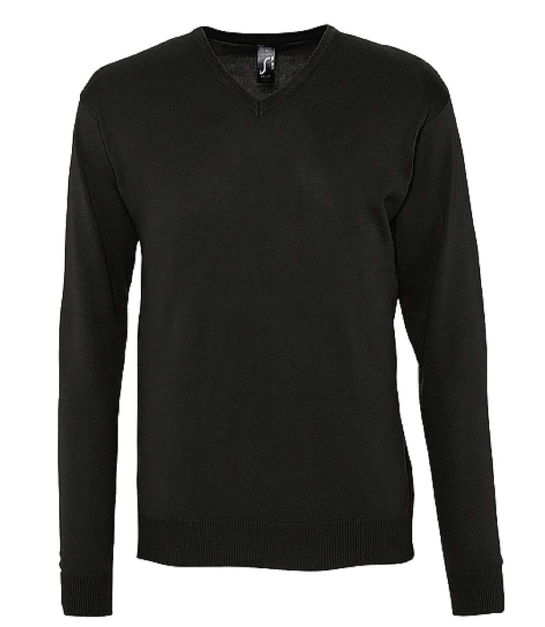 Pull col V - Homme - 90000 - noir