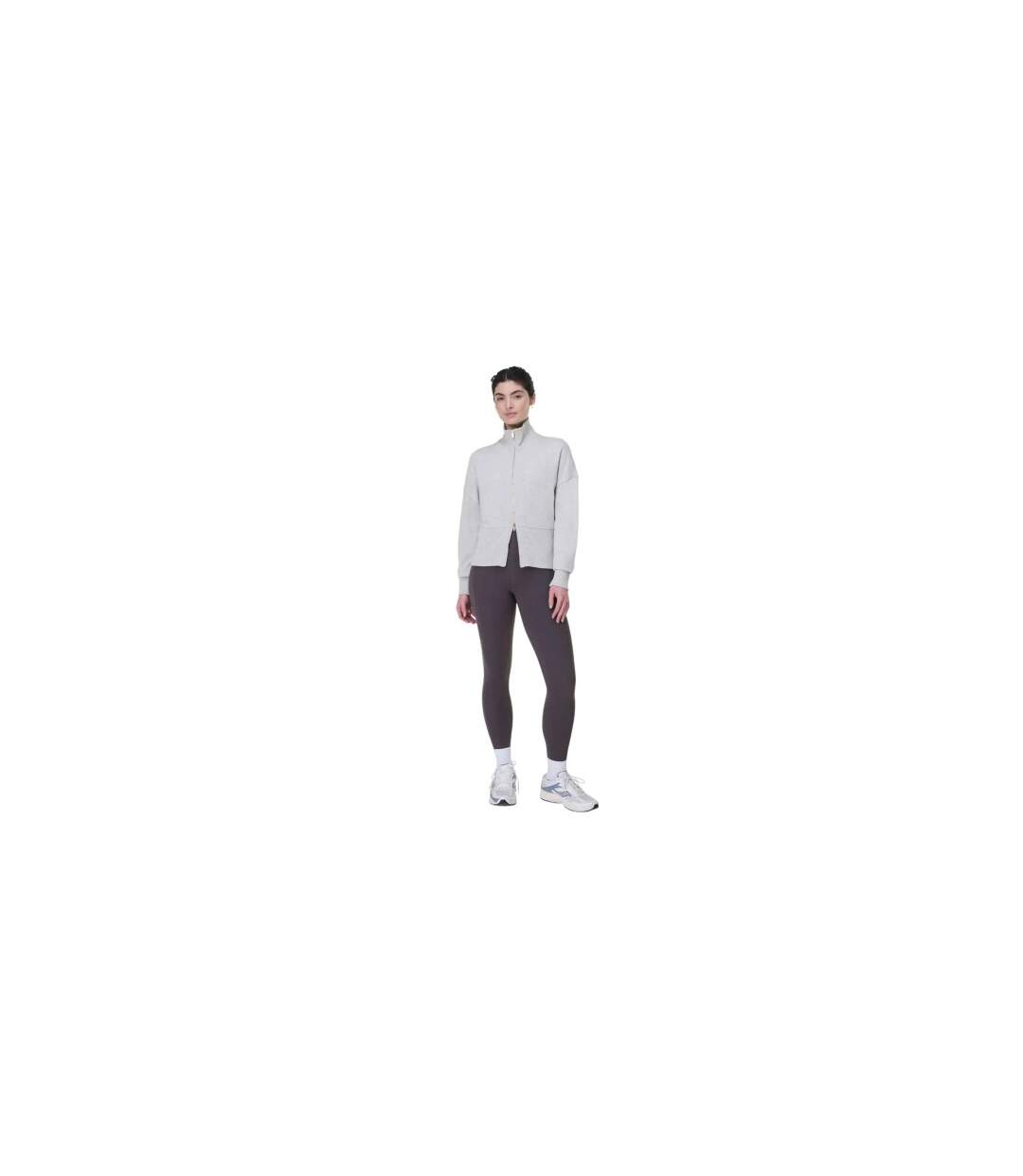 Veste After Class Femme Gris Clair Chiné Sweaty Betty-1