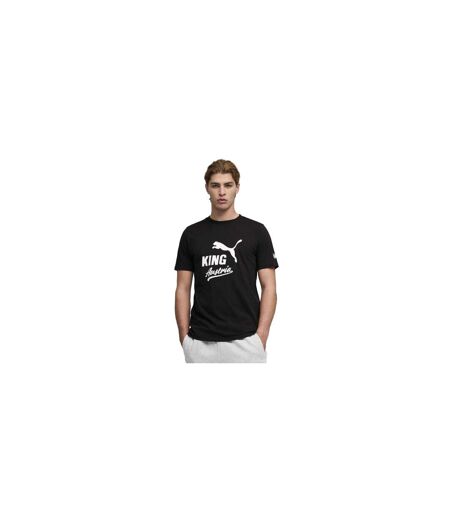 Mens King Austria Fc T-shirt Black White Puma