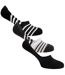 Floso Mens Invisible Trainer Socks (Pack Of 3) (Black/White) - UTMB429