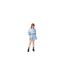 Womens/ladies Fleece Casual Shorts Blue Lacoste-1