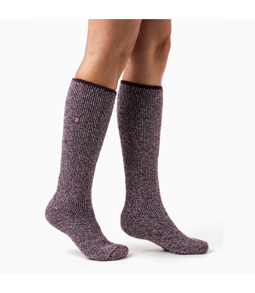 Ladies Outdoor Knee High Thermal Merino Wool Socks for Winter-5