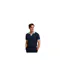Mens Waffle Short-sleeved Polo Shirt Navy Ted Baker-1