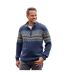 Pull homme bleu marine Atlas For Men-2