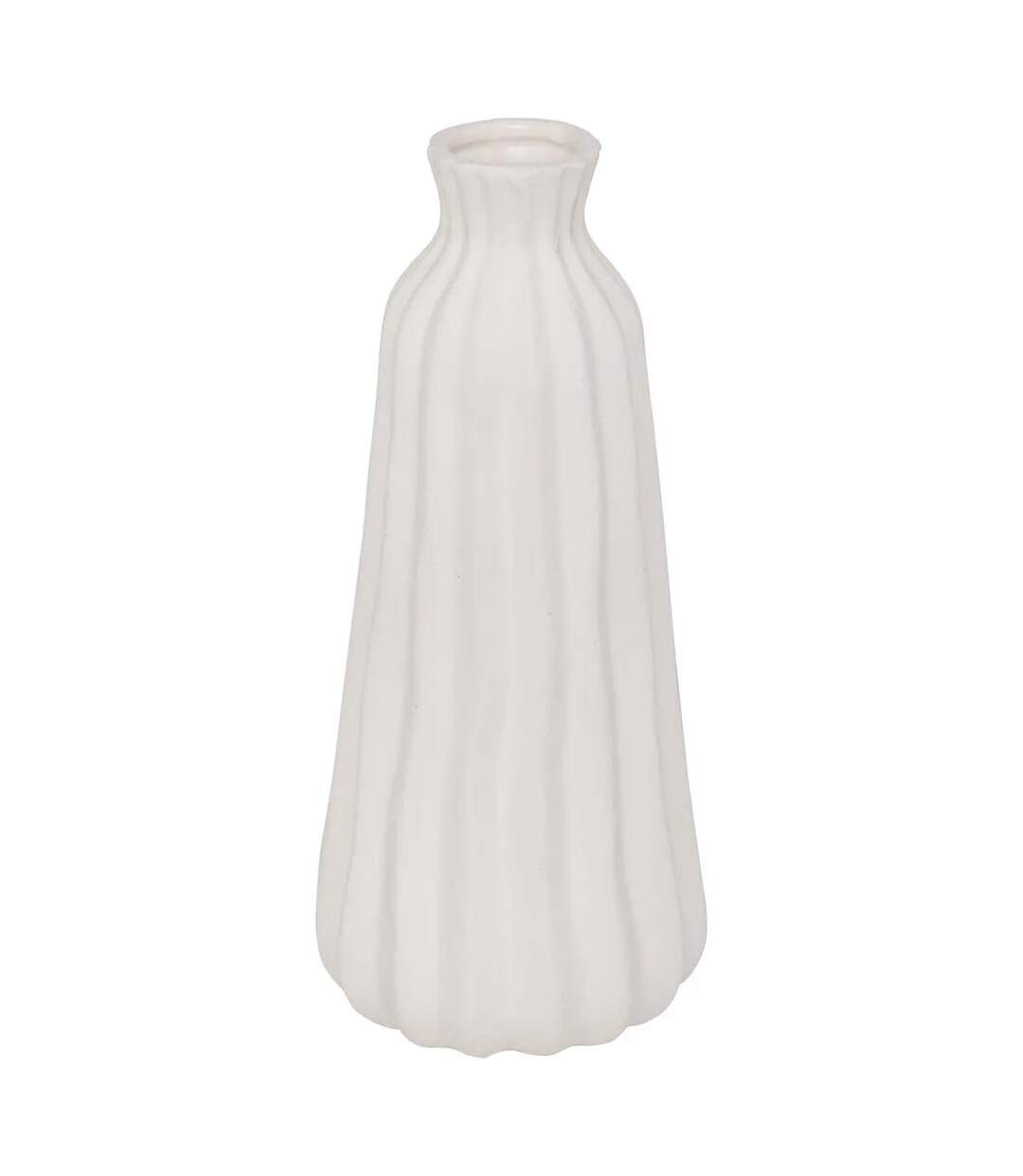 Vase Design en Céramique Fernan 30cm Blanc-1