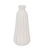 Vase Design en Céramique Fernan 30cm Blanc-1