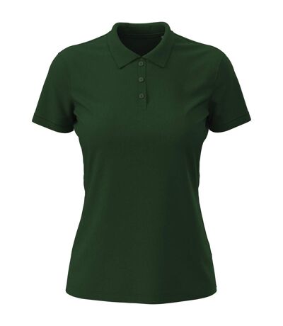 Womens/ladies Lux Cotton Polo Shirt Bottle Stedman