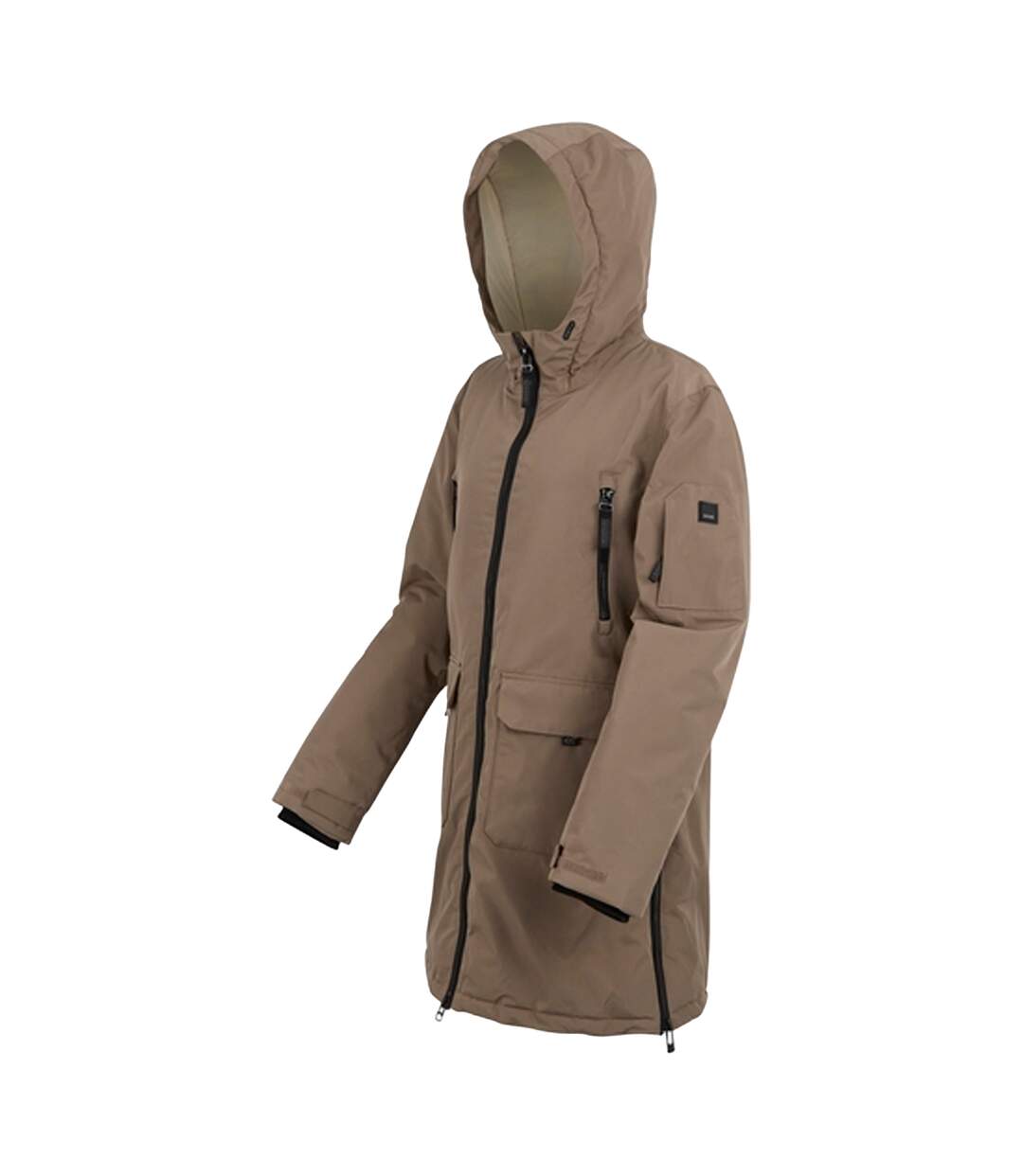 Veste Imperméable Gwynn Femme Moka Blanc Cassé Regatta-4