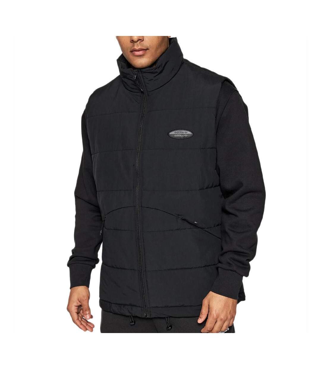 Doudoune Sans Manches Noir Homme Adidas Essent - S-1