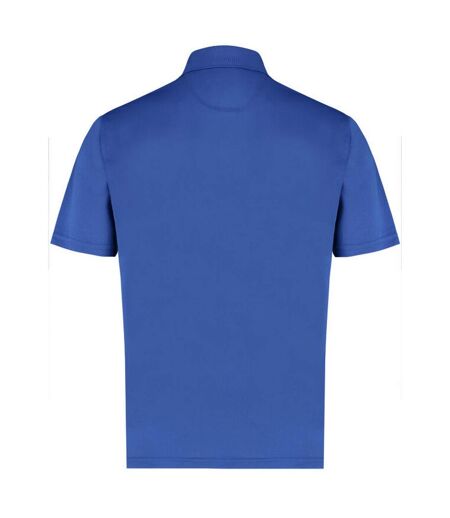 Mens premium cooltex plus regular polo shirt royal blue Kustom Kit