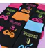 3 Pack Mens Retro Gaming Funky Novelty Video Game Socks-3