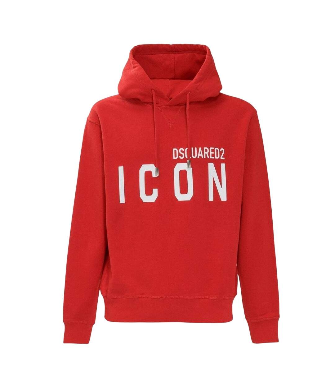 Sweat À Capuche Motif Logo Icon Homme Rouge DSquared2-2