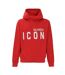 Sweat À Capuche Motif Logo Icon Homme Rouge DSquared2-2