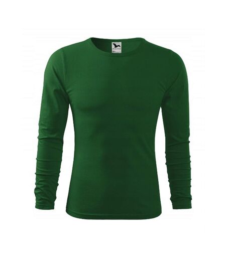 T-shirt Manches Longues Fit-t Homme Vert Malfini