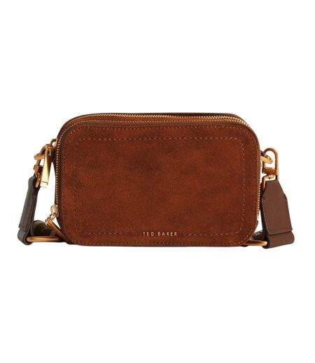 Womens/ladies Suede Camera Bag One Size Brown Ted Baker