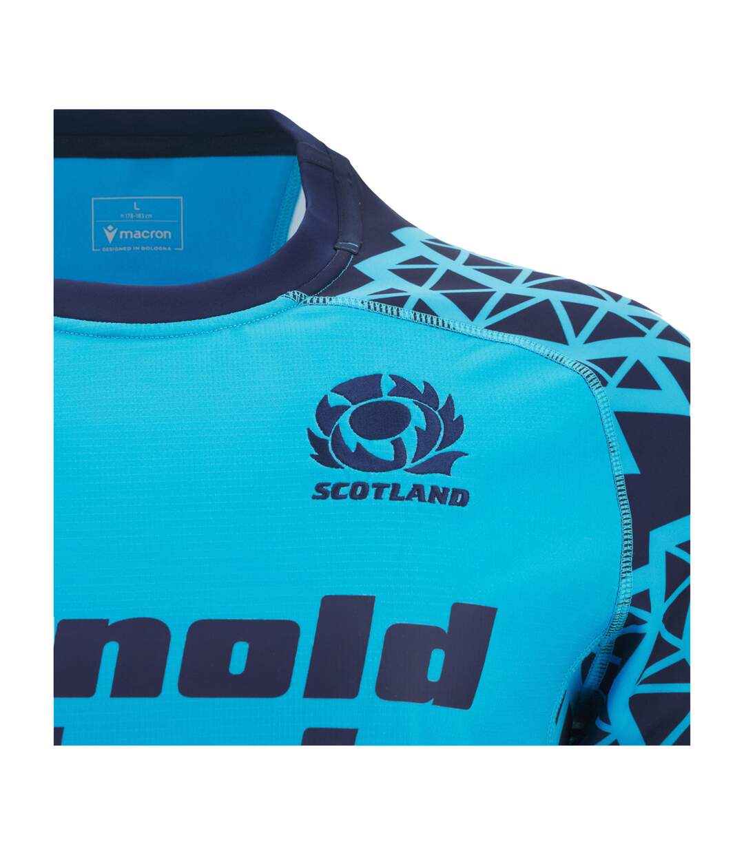 Haut De Rugby Adulte Bleu Marine Bleu Ciel Scotland RU-3