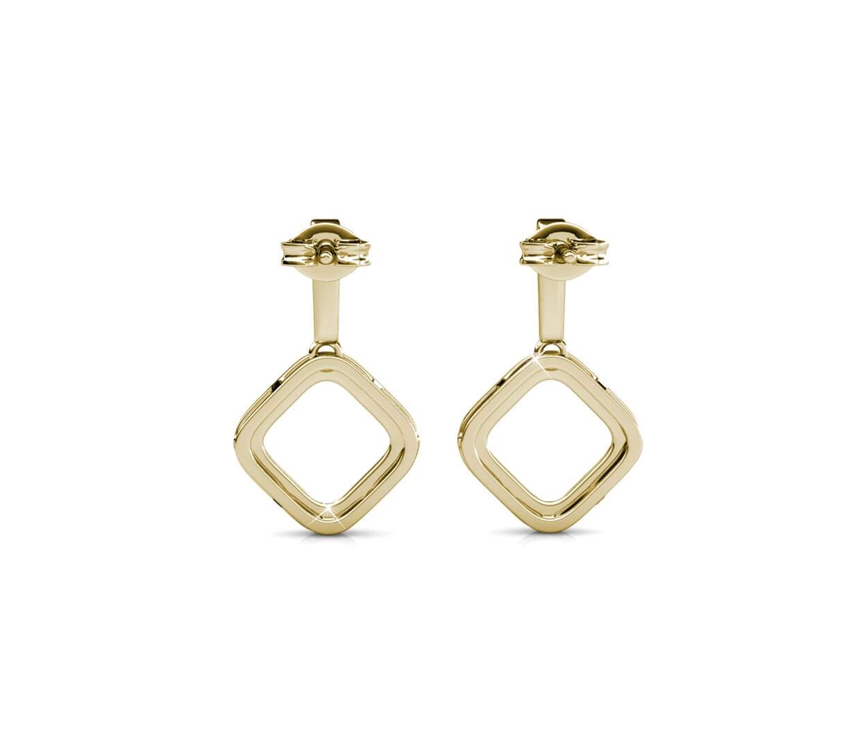 Boucles d'oreilles Mercury, Perle d'Autriche, Cristal d'Autriche-5