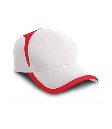 Casquette supporter couleurs Angleterre - RC062 - blanc et rouge