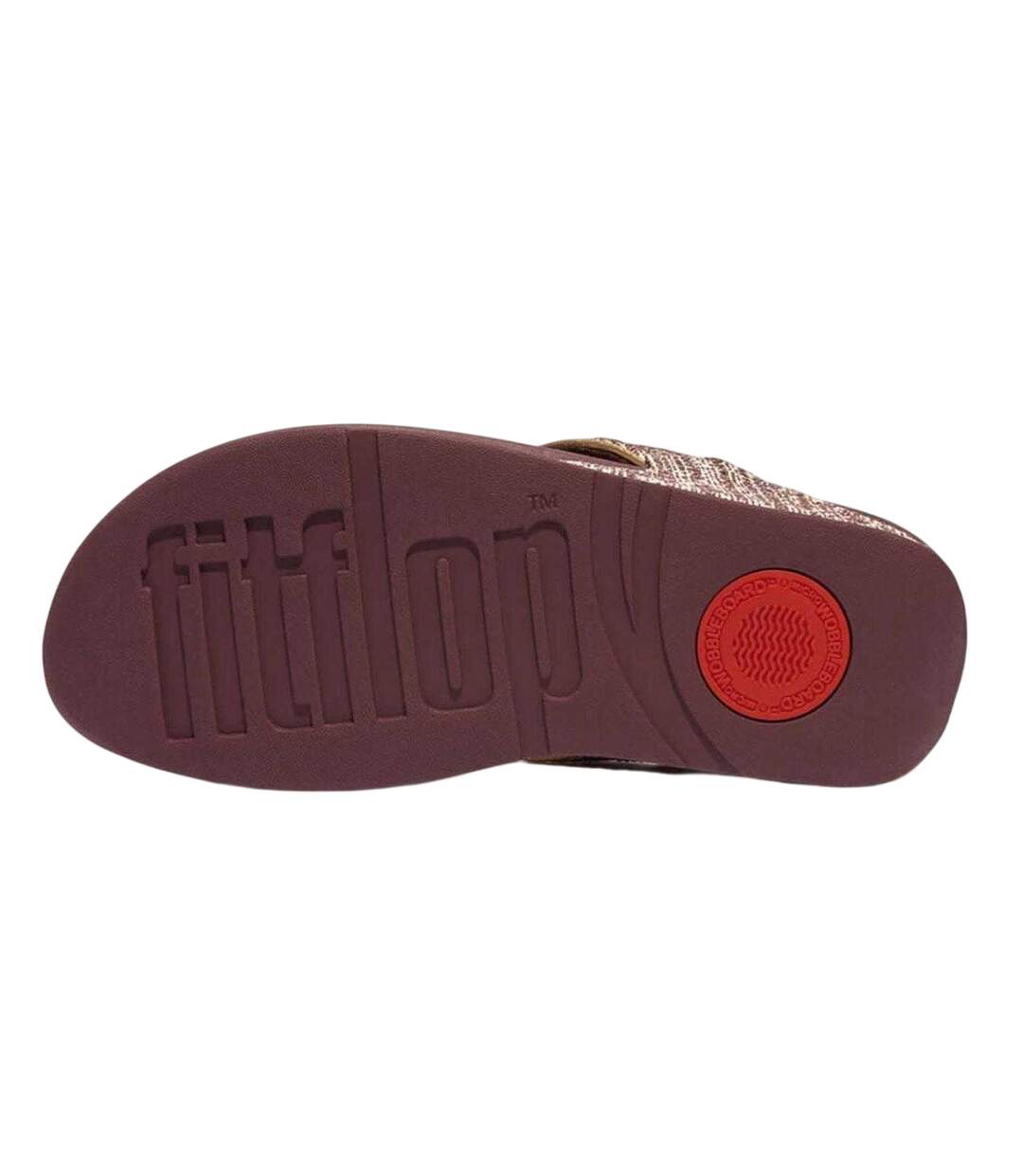 Sandales Motif/style Vague Scintillante Lulu Femme Marron FitFlop-3