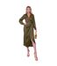 Robe Portefeuille Motif/style Mi-longue Femme Kaki AX Paris-4