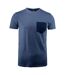 T-shirt Homme Bleu Chiné Chiné James Harvest-2