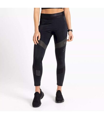 Womens/ladies born to shine recycled lightweight leggings black Dare 2B