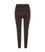 Legging Femme Marron USA-3