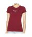 T-shirt rouge femme pepe jeans new virginia-1