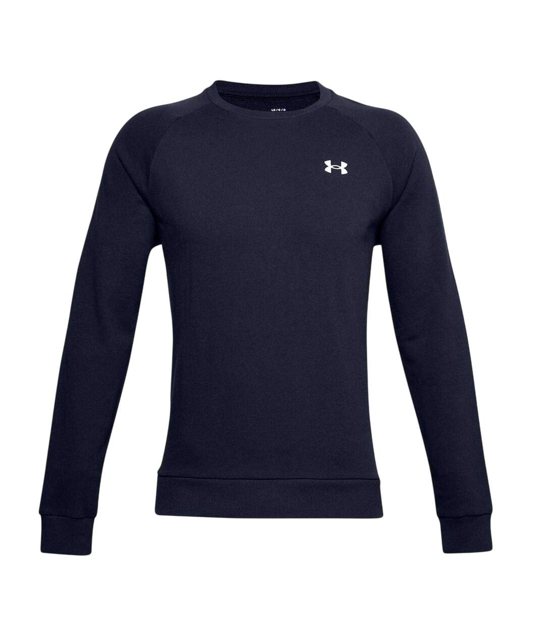 Mens Rival Fleece Sweatshirt Midnight Navy Under Armour-2