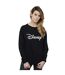 Disney Sweat-shirt Womens/Ladies Mickey Mouse Head Logo (Noir) - UTBI28205-2