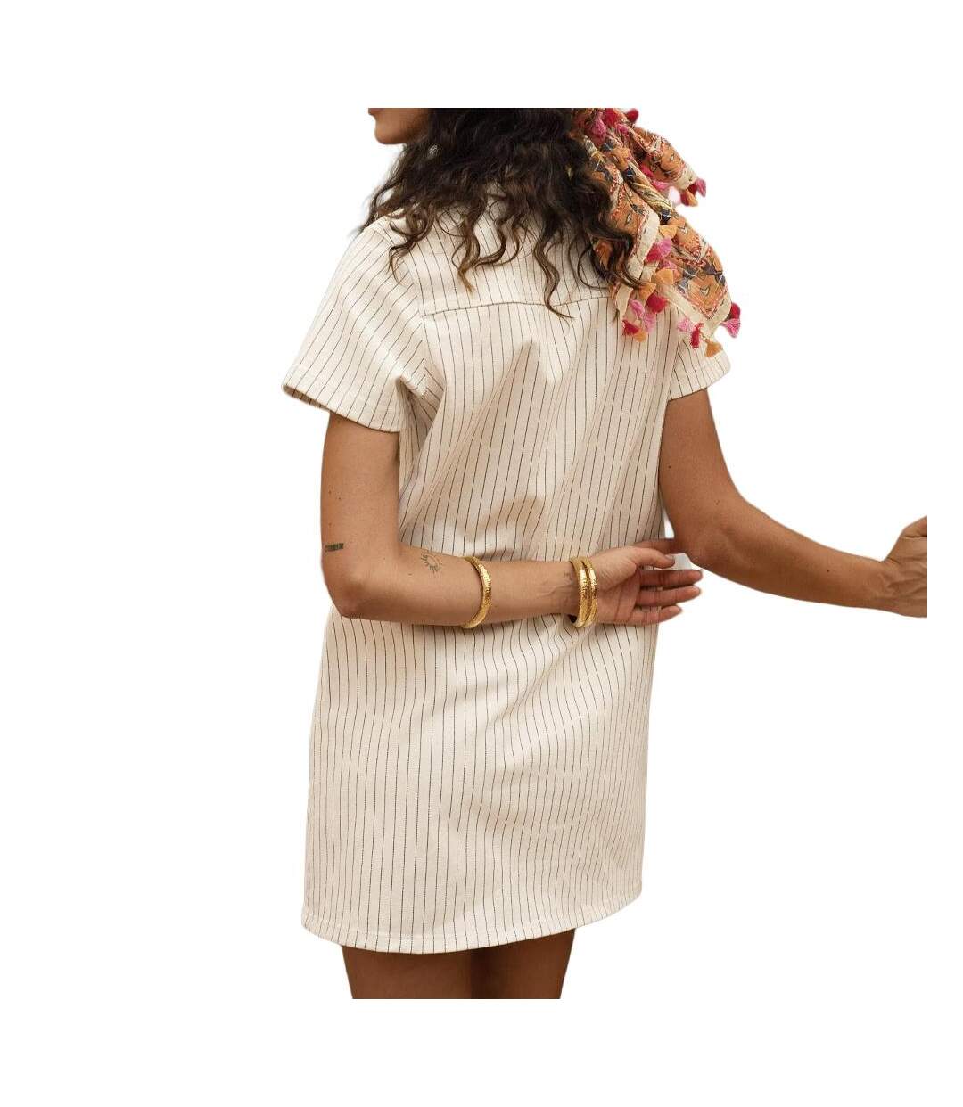 Robe beige femme oraije rouane-2
