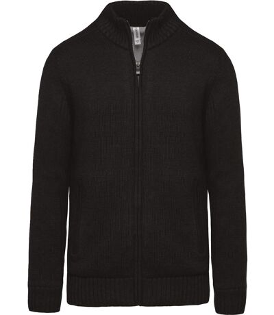 Cardigan doublé polaire