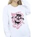 Disney - Sweat ALICE IN WONDERLAND CHESIRE CAT - Femme (Blanc) - UTBI5686-3