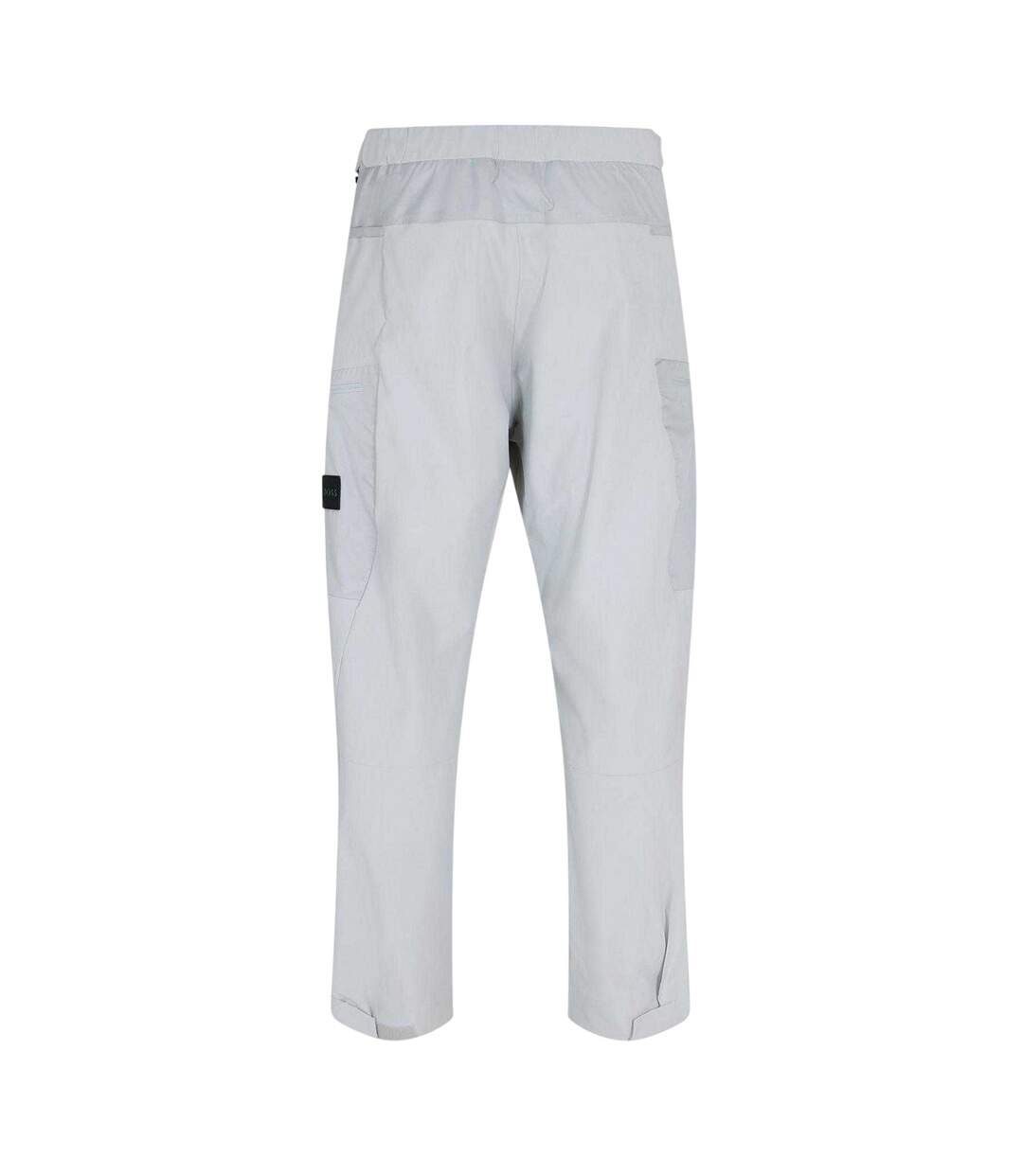 Mens Expo Straight Leg Trousers Light Grey Boss-2