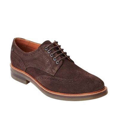 Chaussures Brogues Hatfield Classic Homme Marron Foncé Base London