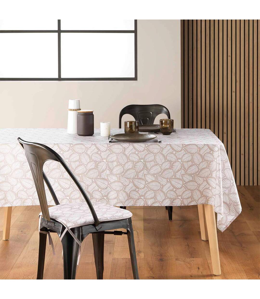 Nappe en Microfibre Divany 140x240cm Naturel-4