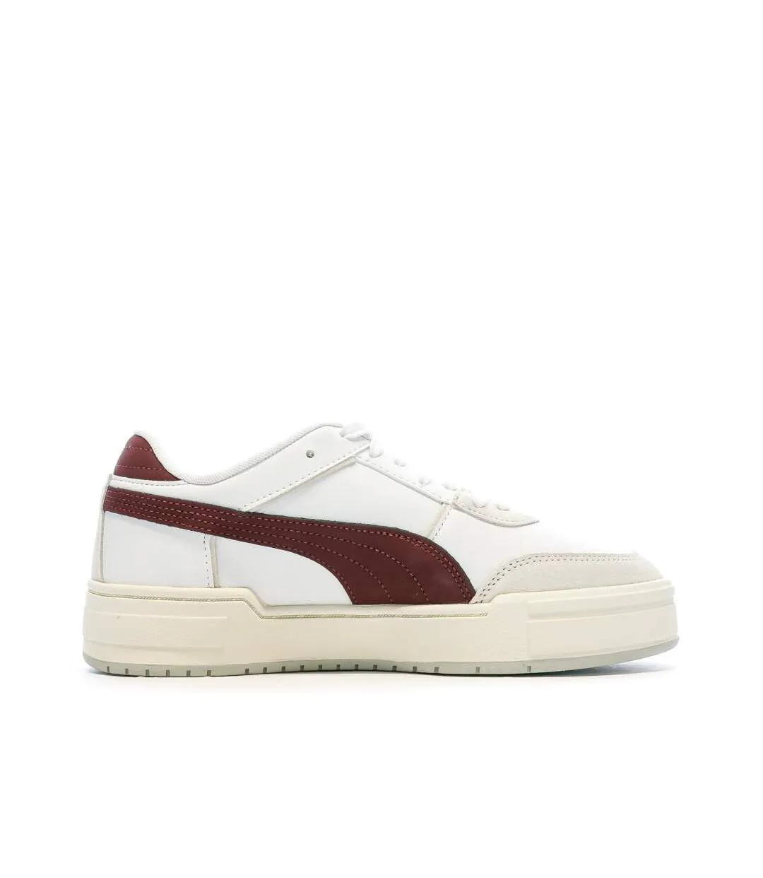 Baskets blanches/bordeaux homme puma pro sport mix-2