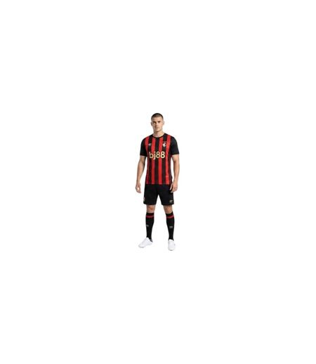 Maillot Domicile Motif/style Afc Bournemouth Homme Noir Rouge Umbro