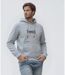 Sweat à  capuche homme graphique gris - Confort et style pour toutes les occasions-4